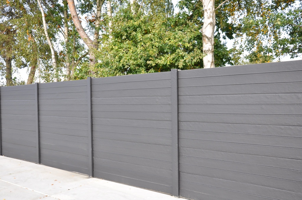 Plaque Droite Beton 200/40 Planche EVE Anthracite DF (65kg/p)