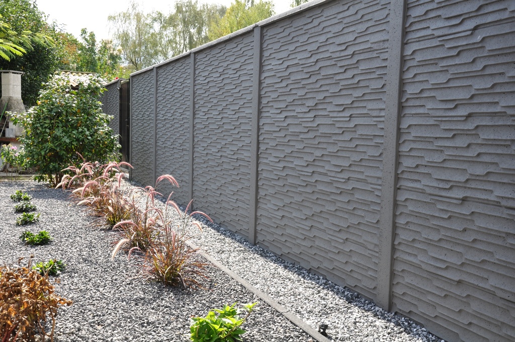 Plaque Droite Beton 200/40 OCEANIC Anthracite DF (65kg/p)