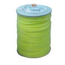 Ficelle Nylon tressé 50m / 2mm Fluo Jaune Ledent