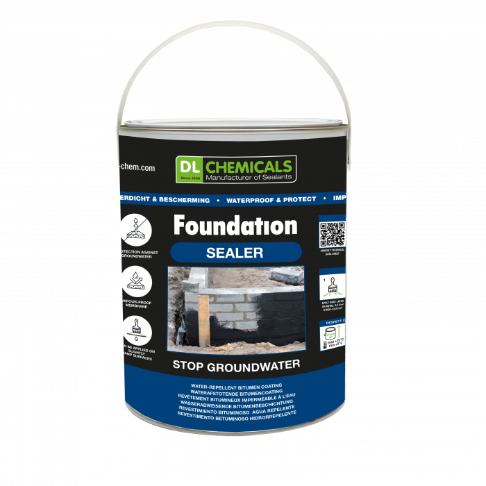 Enduit de fondation bitume "FOUNDATION SEALER" 25Lg