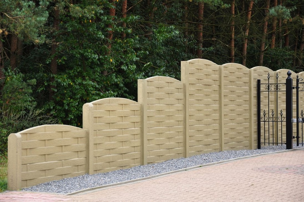 Plaque Droite Beton 200/40 BOIS TRESSE Naturel SF (65kg/p)