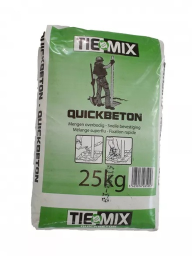 Quickbeton 25kg Béton turbo prise rapide (sac plastique)