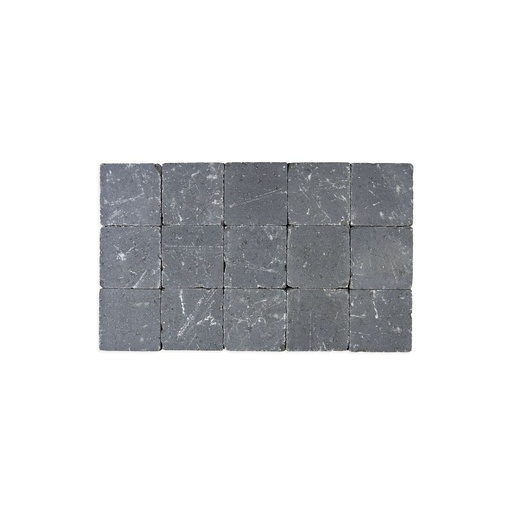 [pavcoe15154grisou] Pavé Coeck Beton 15x15x4 cm Gris-Souris Tambouriné (€/m²)