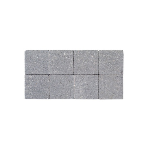 [pavcoeinlin20206grisou] Pavé Coeck In-Line Tambouriné 20x20x6 cm Gris-Souris (€/m²)