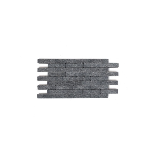 [pavcoeinlin2056grinoi] Pavé Coeck In-Line Tambouriné Waal 20x5x6 cm Gris-Noir (€/m²)