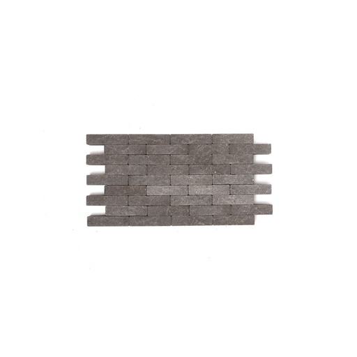 [pavcoeinlin2056grisou] Pavé Coeck In-Line Tambouriné Waal 20x5x6 cm Gris-Souris (€/m²)