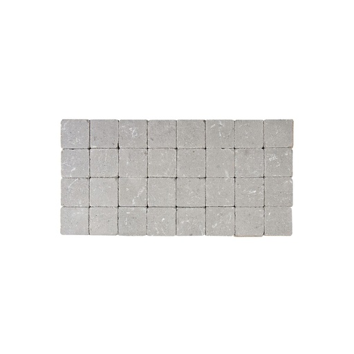 [pavcoe10106gritam] Pavé Coeck Tambouriné 10x10x6 cm Gris (€/m²)